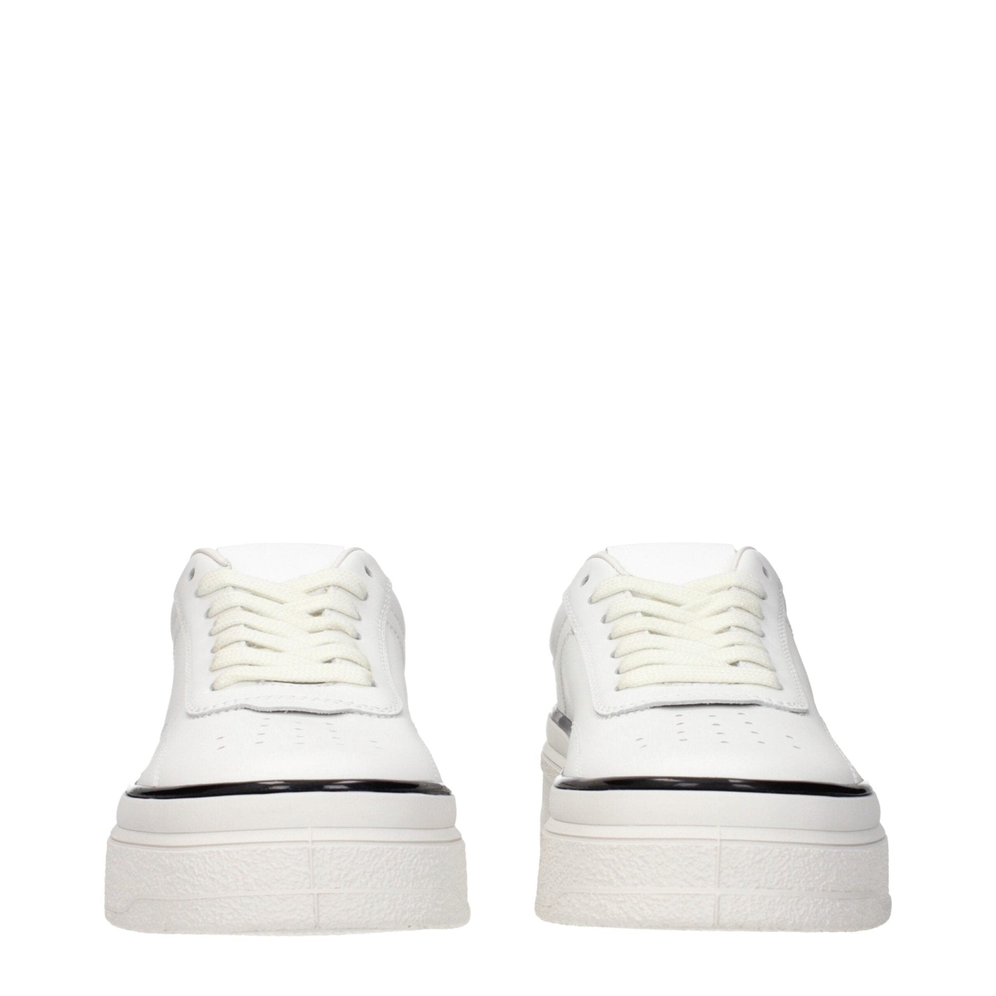 Jil Sander White Leather Platform Sneakers - GET THE BRAND