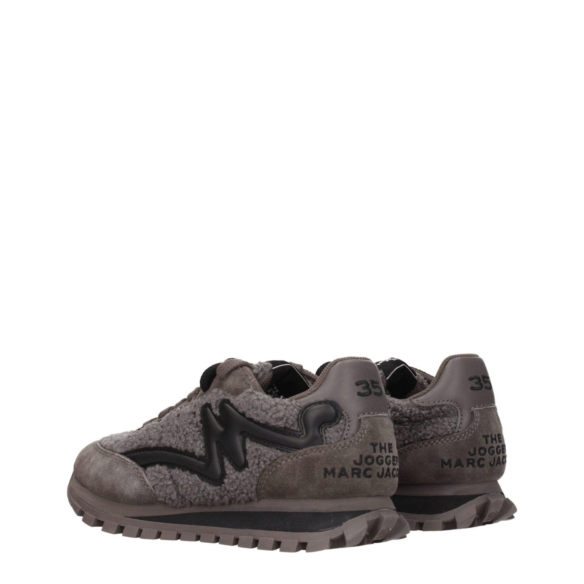 Marc Jacobs Gray Fur Chunky Sneakers - GET THE BRAND