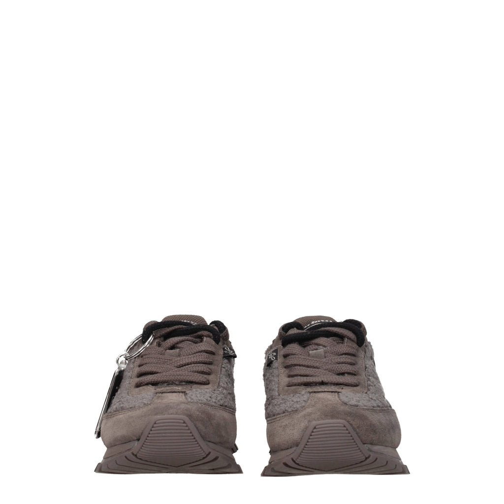 Marc Jacobs Gray Fur Chunky Sneakers - GET THE BRAND