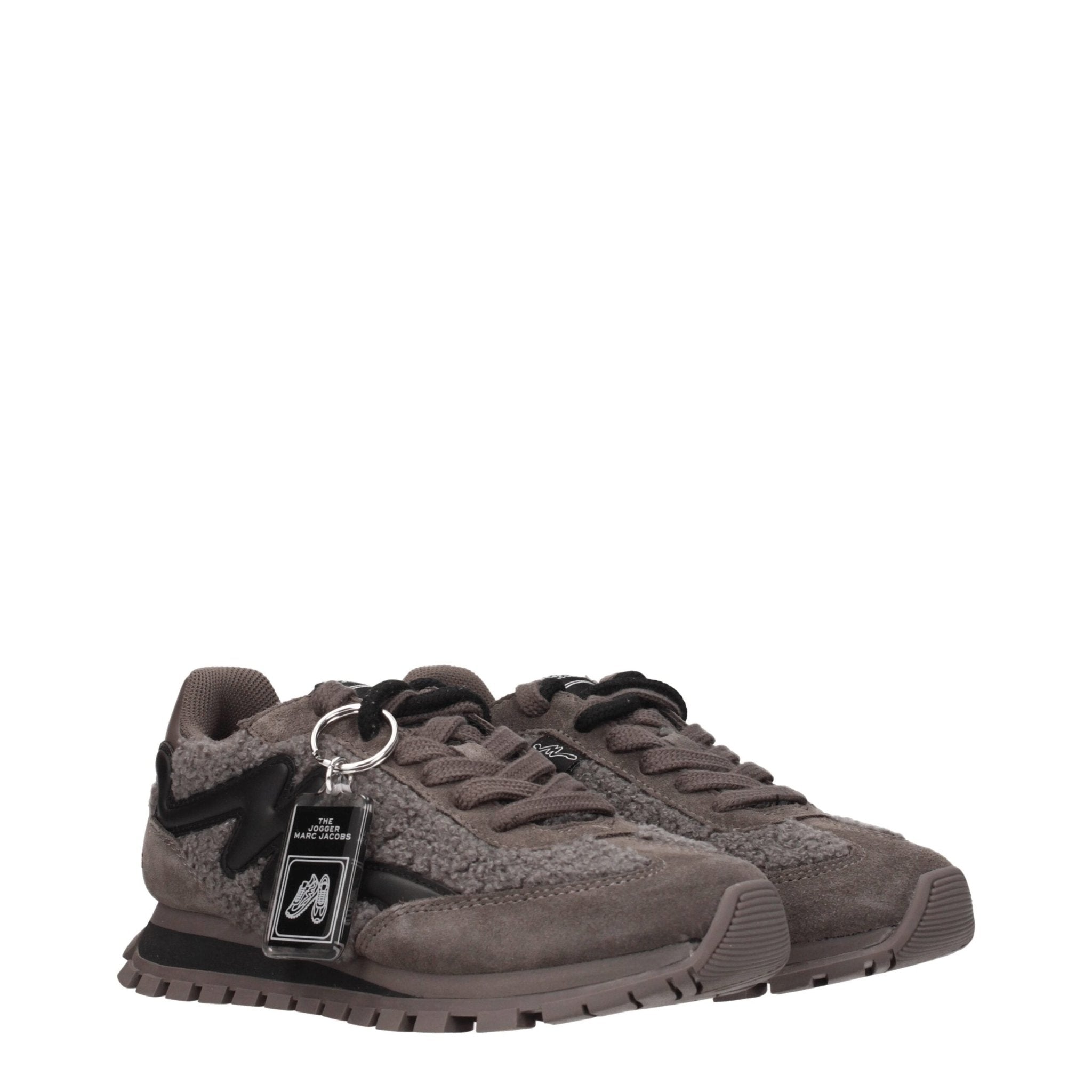 Marc Jacobs Gray Fur Chunky Sneakers - GET THE BRAND