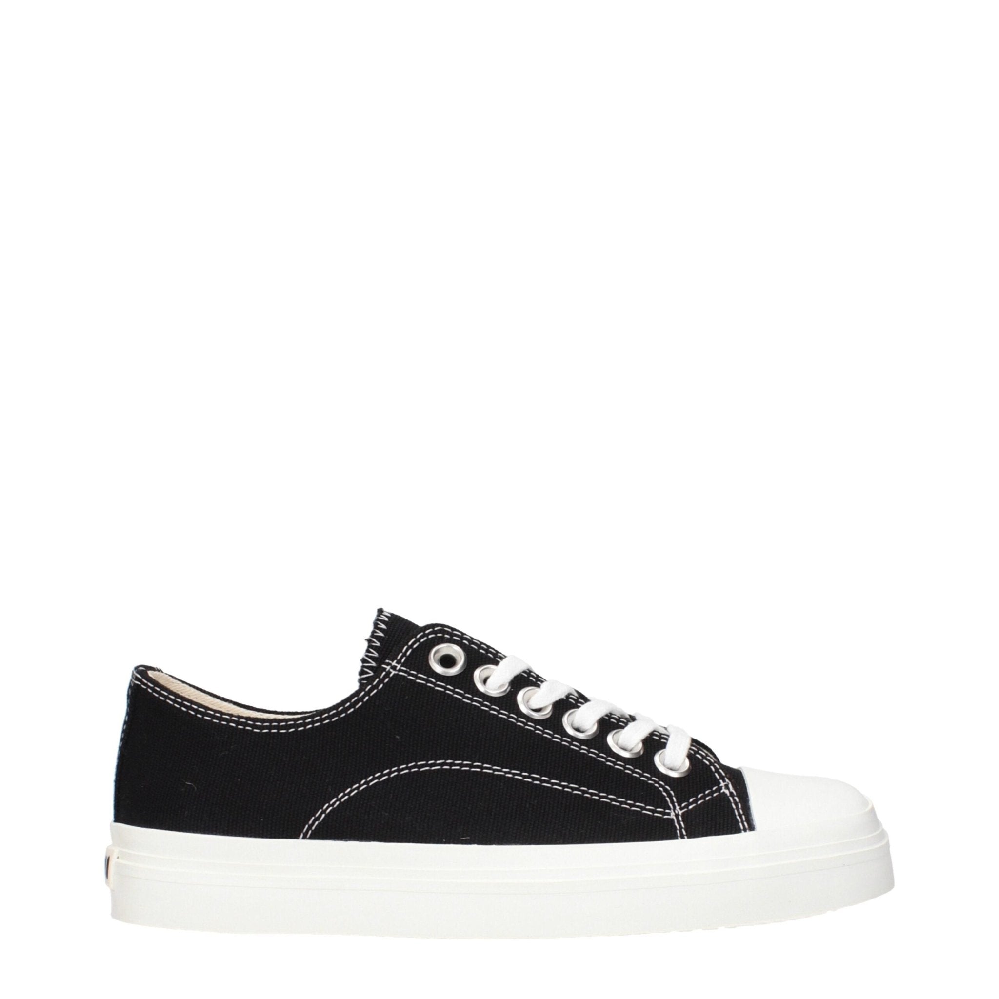 Moschino Black Fabric Low Top Sneakers - GET THE BRAND