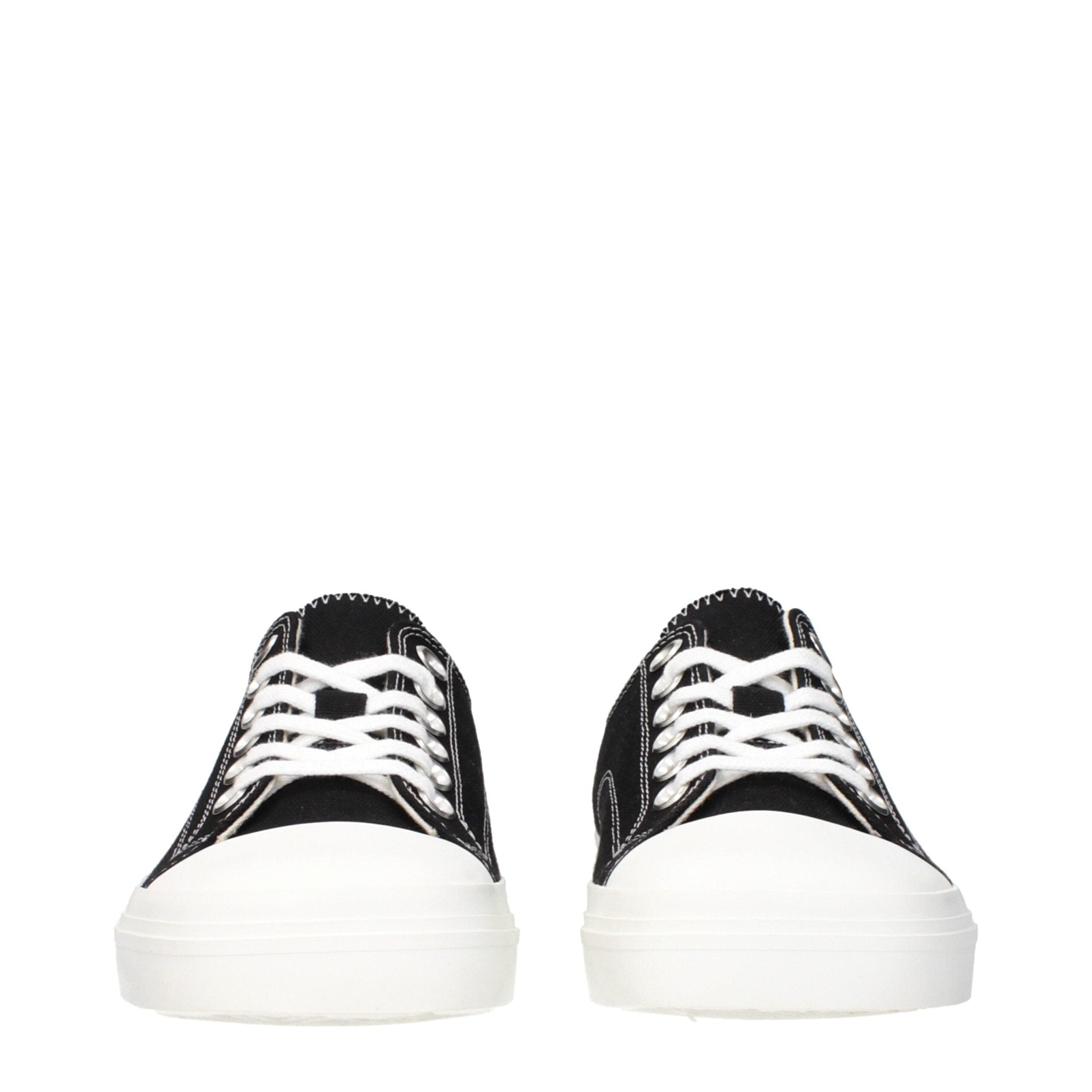 Moschino Black Fabric Low Top Sneakers - GET THE BRAND