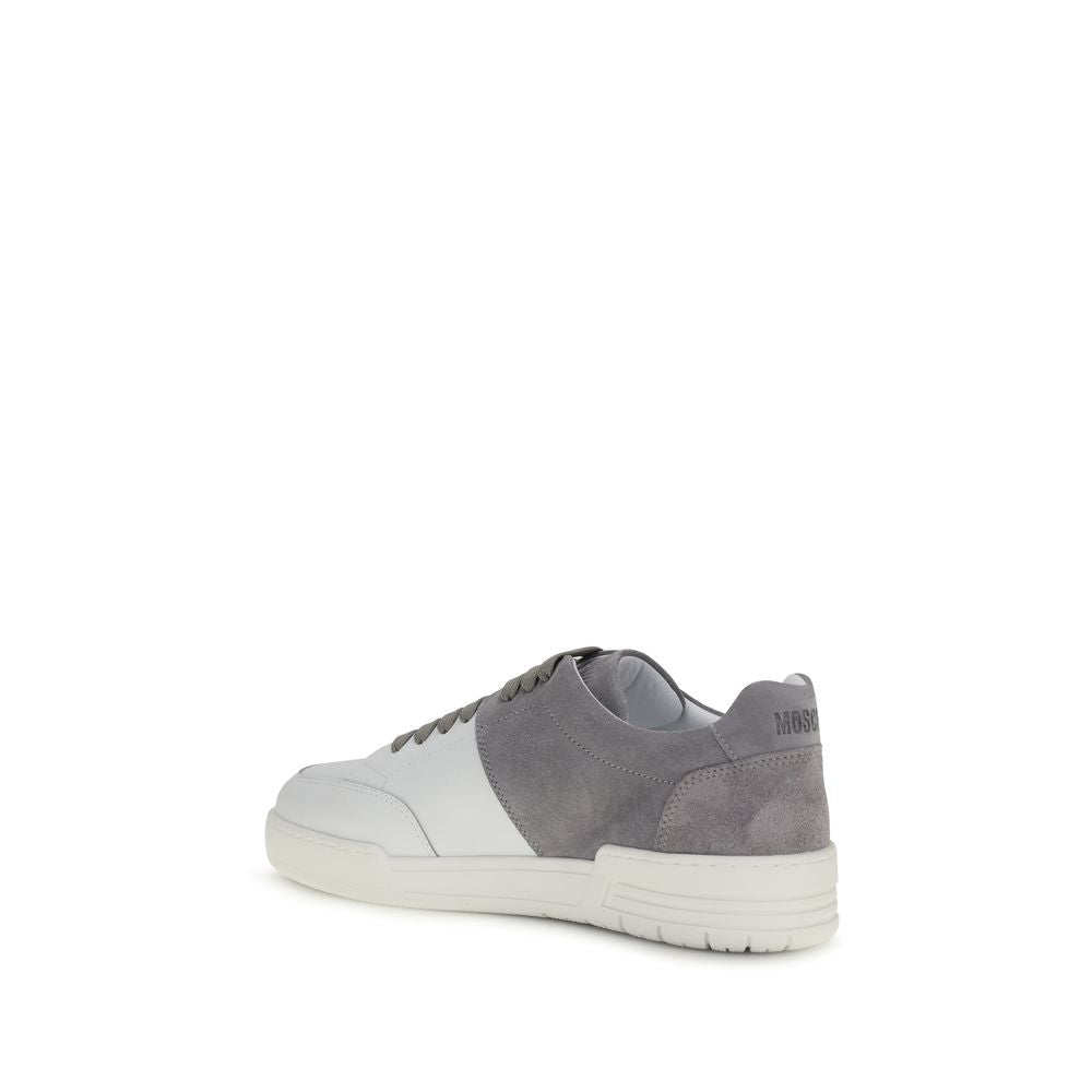 Moschino Multicolor Calf Leather Bos Taurus Low Top Sneakers - GET THE BRAND