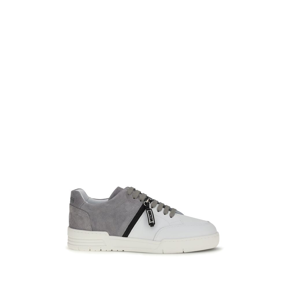 Moschino Multicolor Calf Leather Bos Taurus Low Top Sneakers - GET THE BRAND