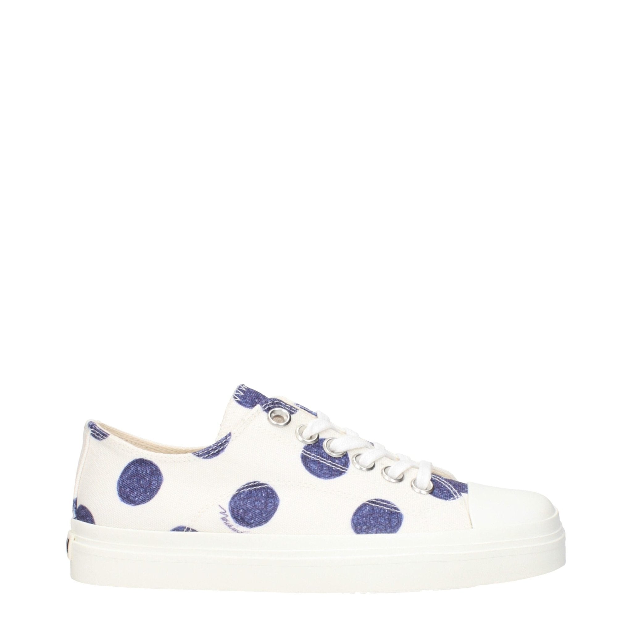 Moschino White Fabric Low Top Sneakers - GET THE BRAND