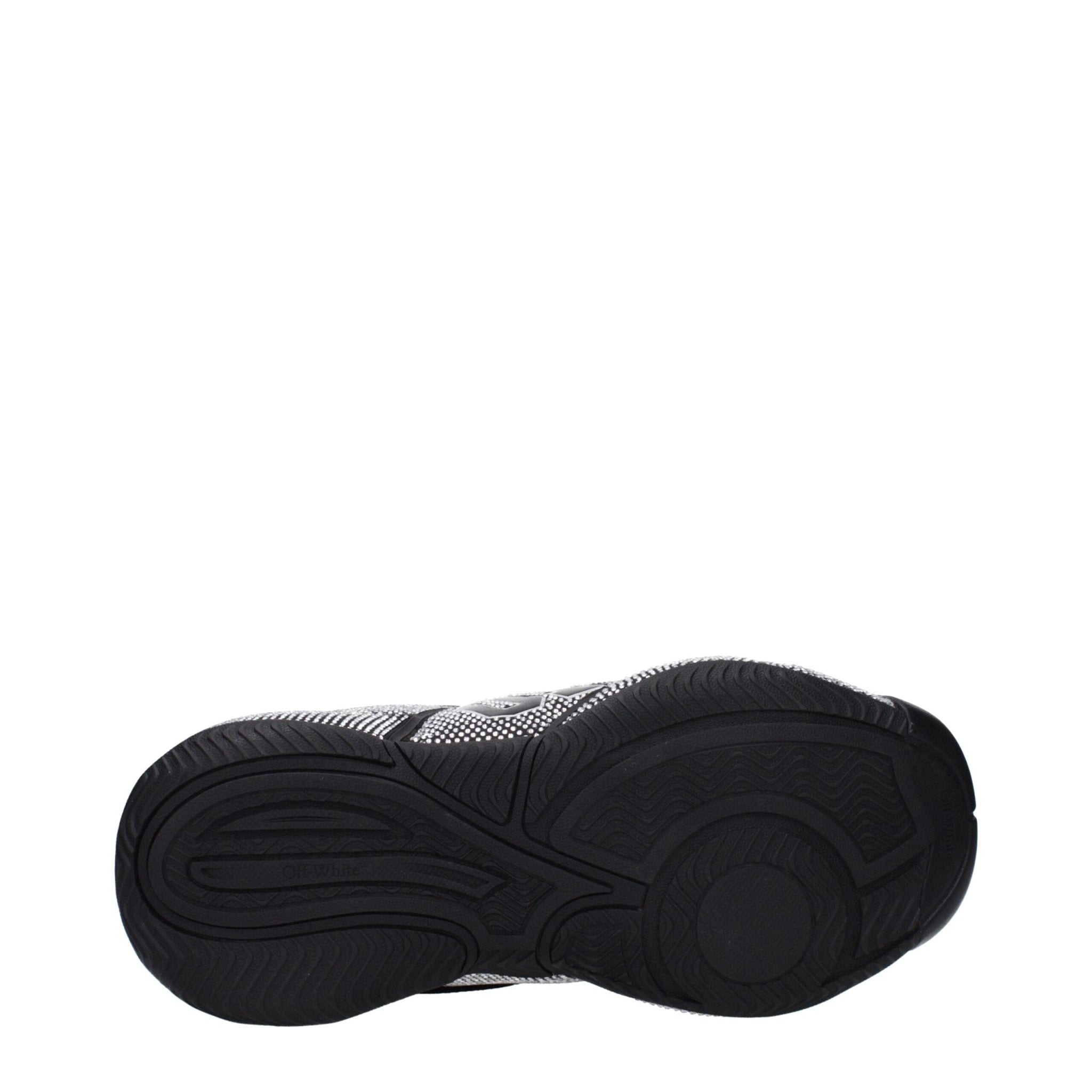 Off-White Black Cotton Sneakers - GET THE BRAND