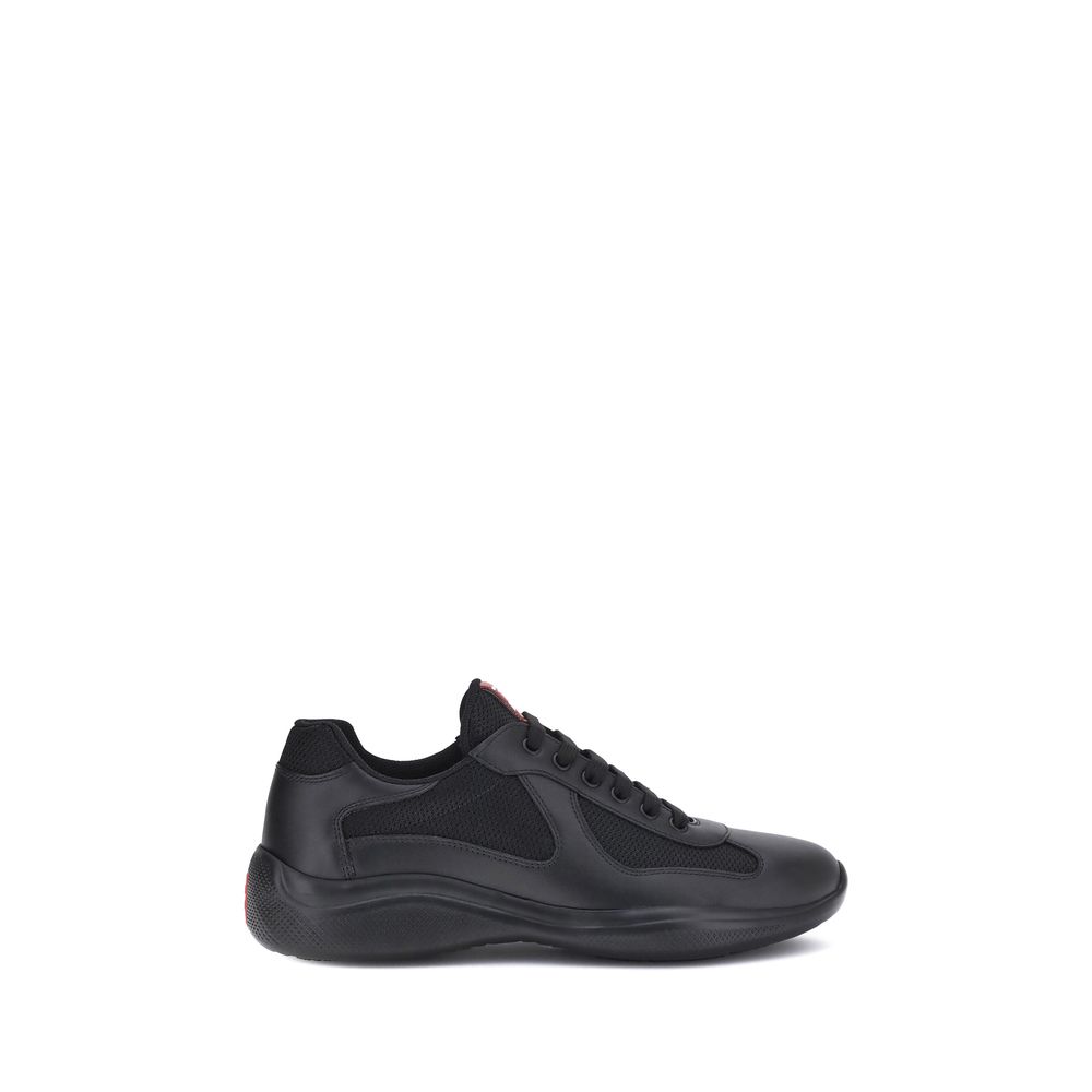 Prada Black Polyamide Sneakers - GET THE BRAND