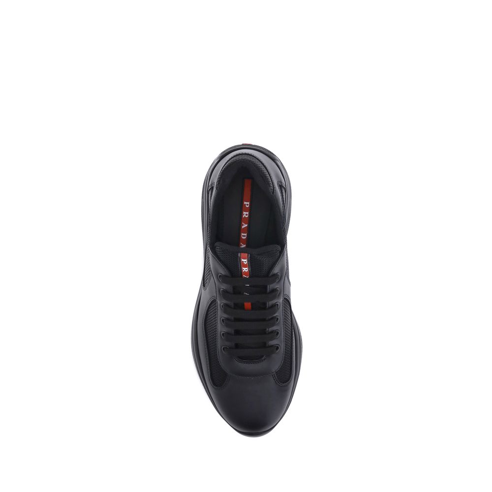 Prada Black Polyamide Sneakers - GET THE BRAND
