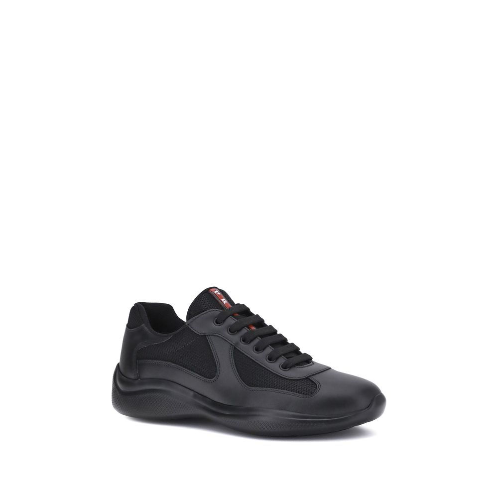 Prada Black Polyamide Sneakers - GET THE BRAND