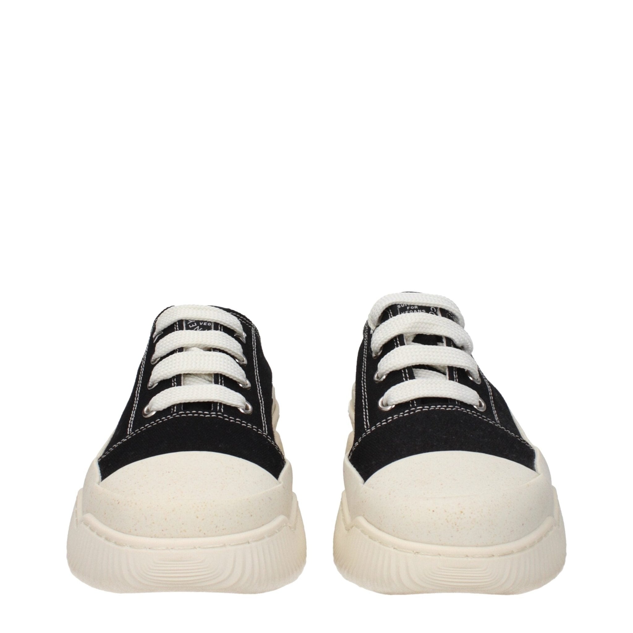 Stella McCartney Black Fabric Chunky Sneakers - GET THE BRAND
