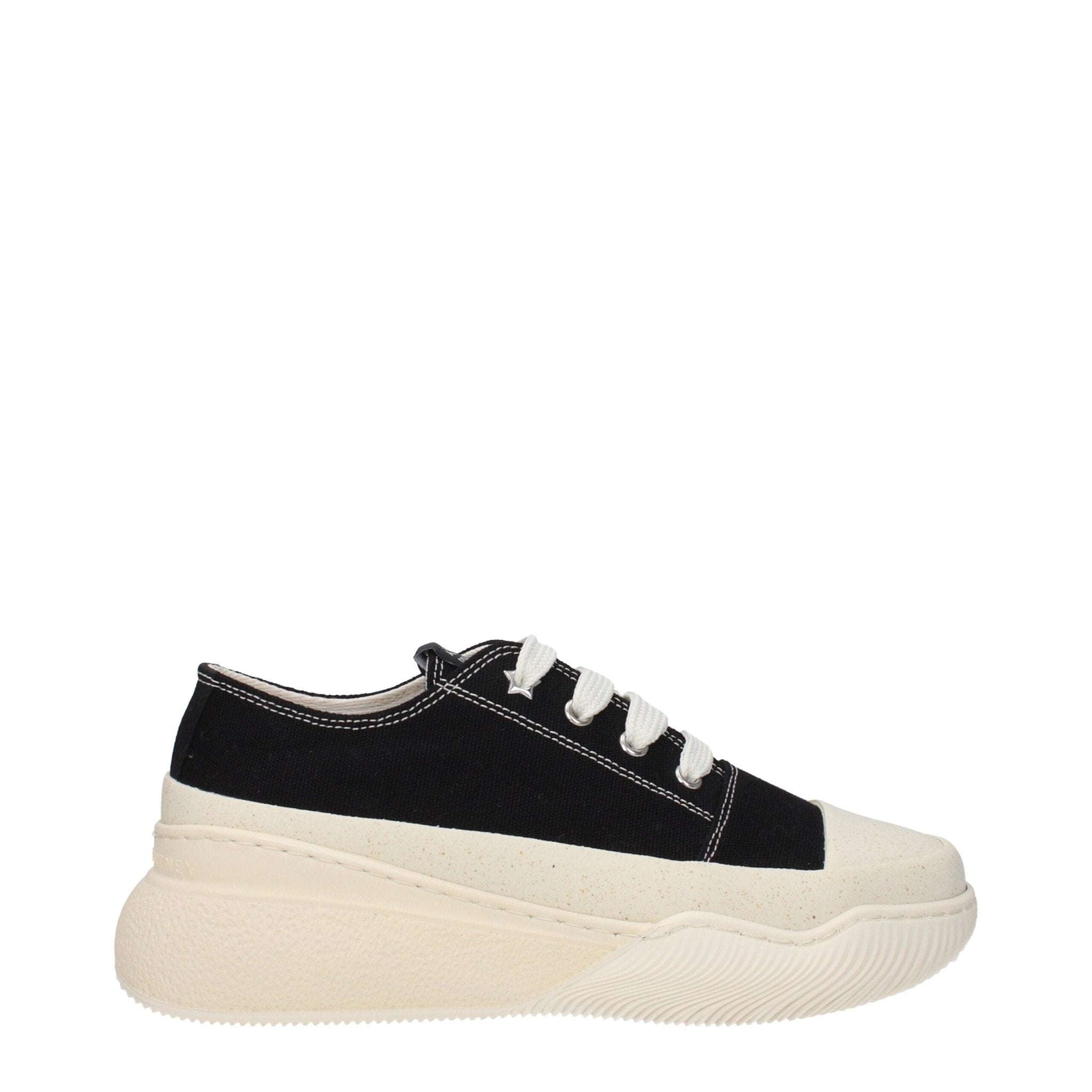 Stella McCartney Black Fabric Chunky Sneakers - GET THE BRAND