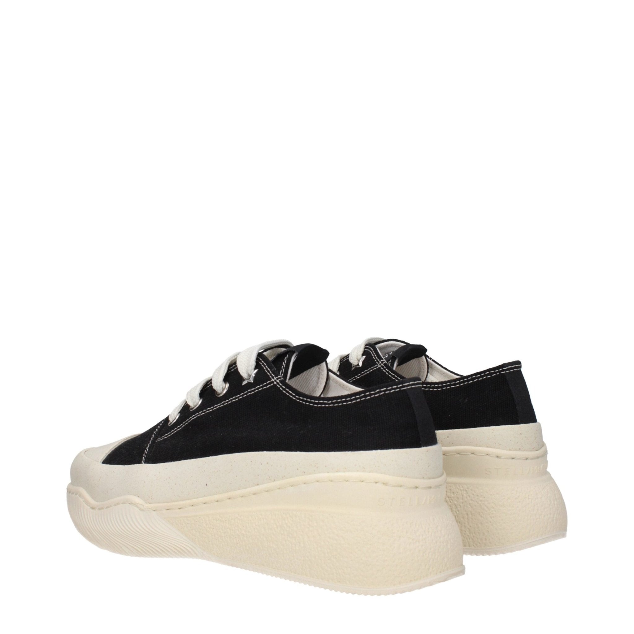 Stella McCartney Black Fabric Chunky Sneakers - GET THE BRAND