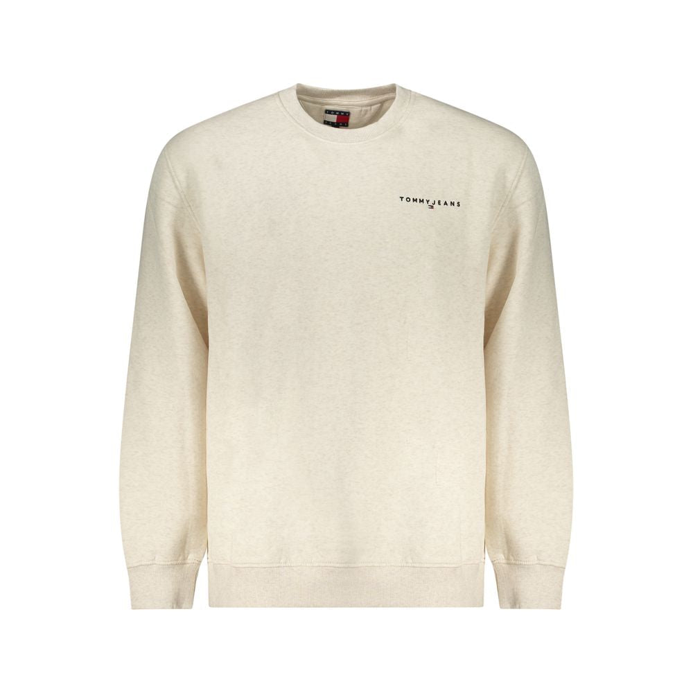 Tommy Hilfiger Beige Cotton Men Sweatshirt - GET THE BRAND