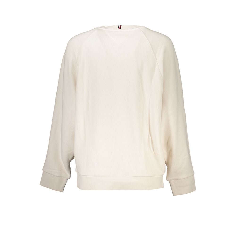 Tommy Hilfiger Beige Cotton Women's Sweatshirt - GET THE BRAND