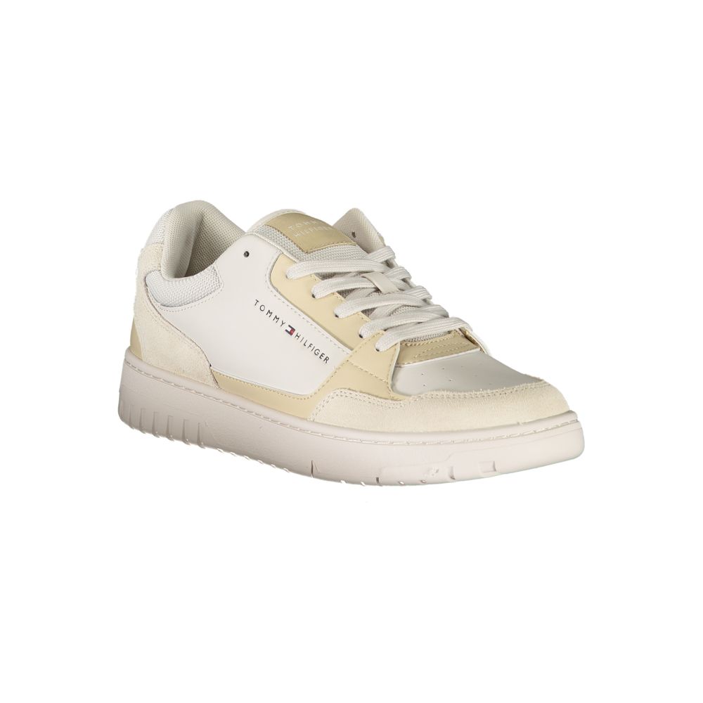 Tommy Hilfiger Beige Polyurethane Men Sneaker - GET THE BRAND