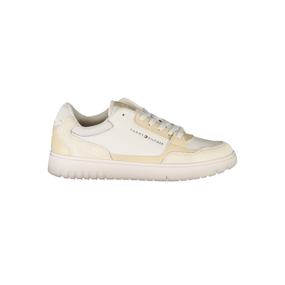 Tommy Hilfiger Beige Polyurethane Men Sneaker - GET THE BRAND