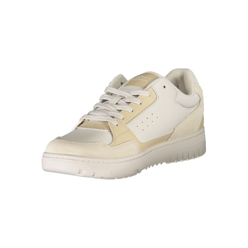 Tommy Hilfiger Beige Polyurethane Men Sneaker - GET THE BRAND