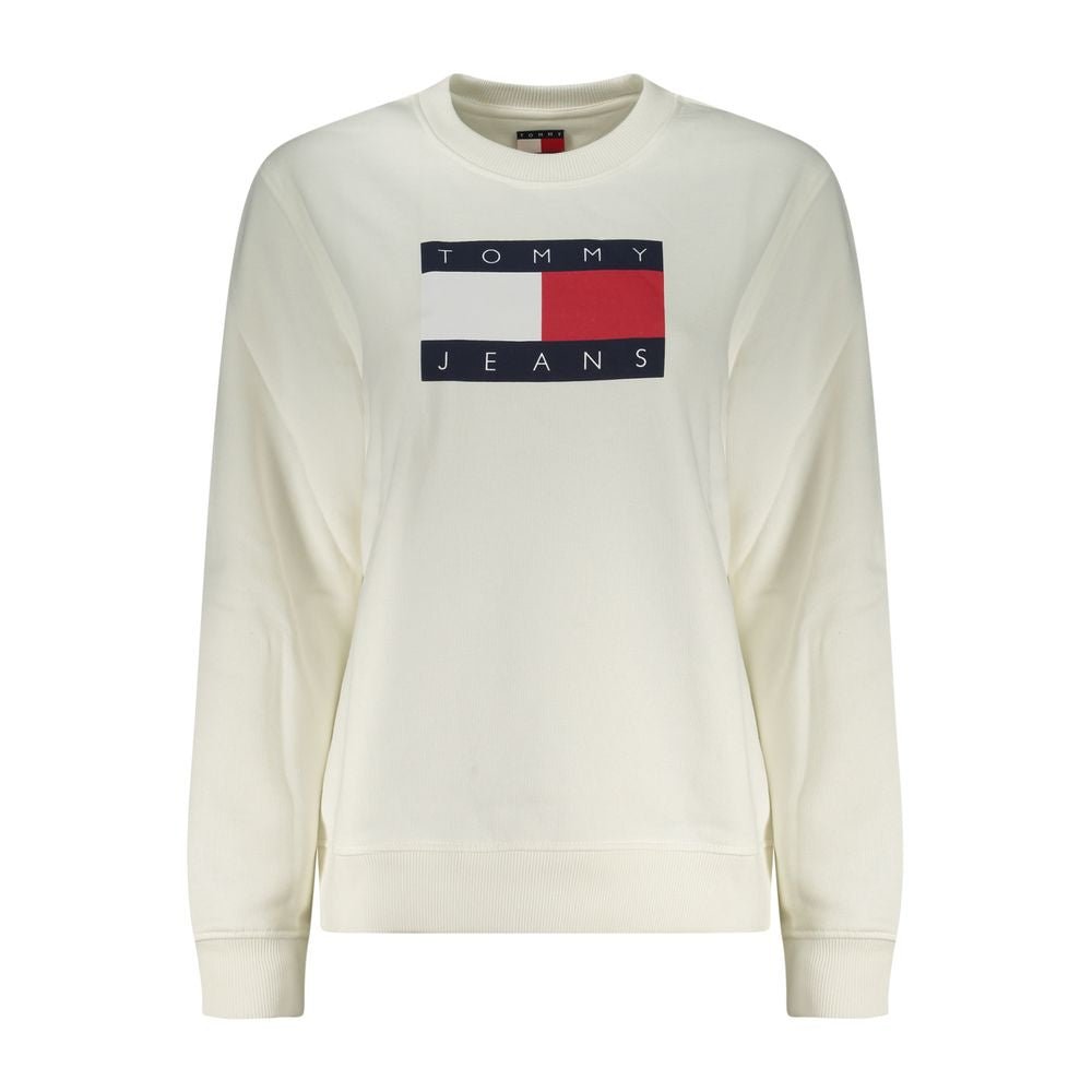 Tommy Hilfiger Bianco Cotton Women Sweatshirt - GET THE BRAND