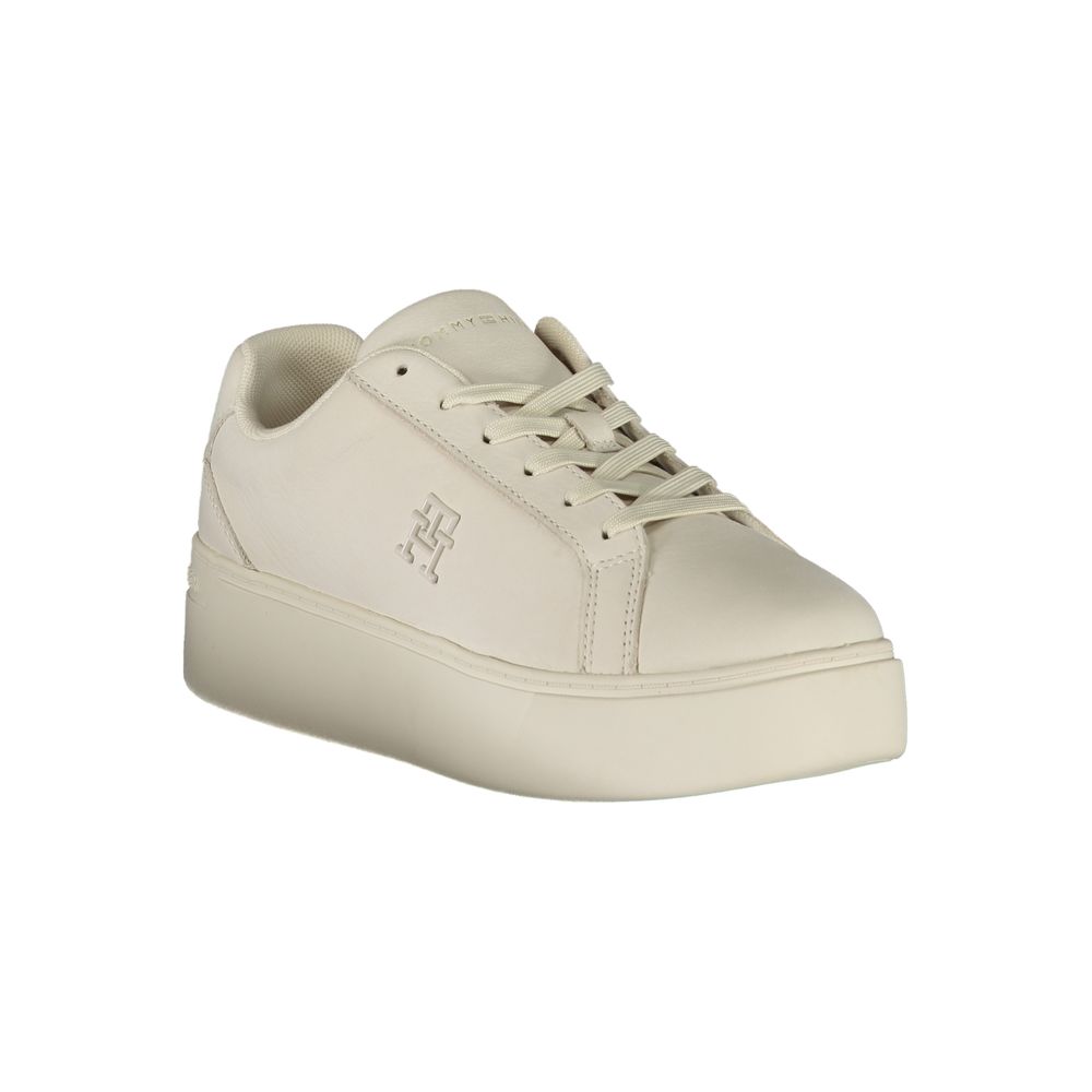 Tommy Hilfiger Bianco Leather Women Sneaker - GET THE BRAND
