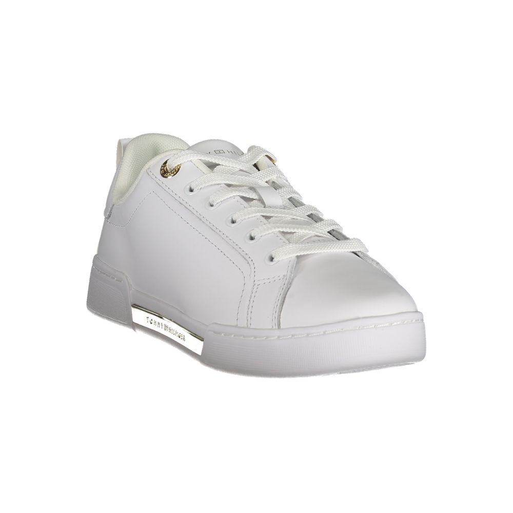 Tommy Hilfiger Bianco Leather Women Sneaker - GET THE BRAND