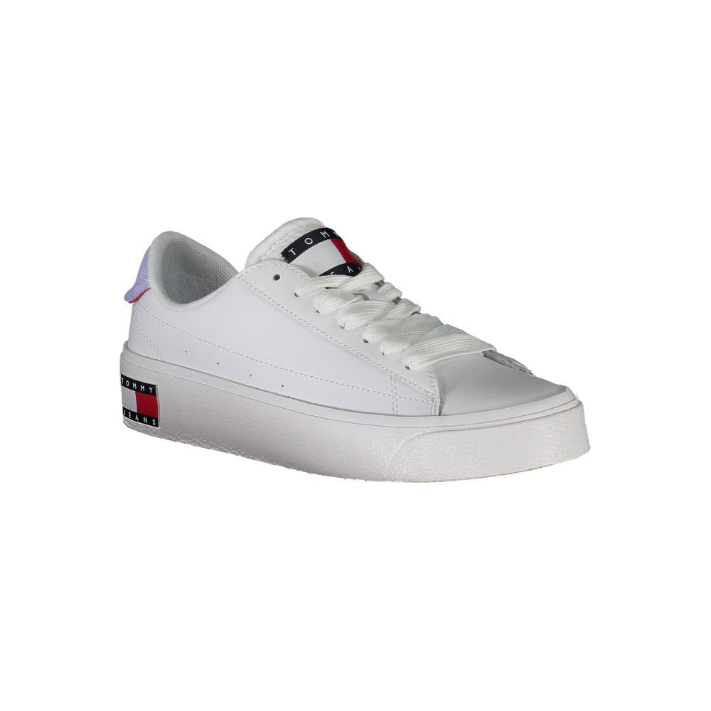 Tommy Hilfiger Bianco Leather Women Sneaker - GET THE BRAND