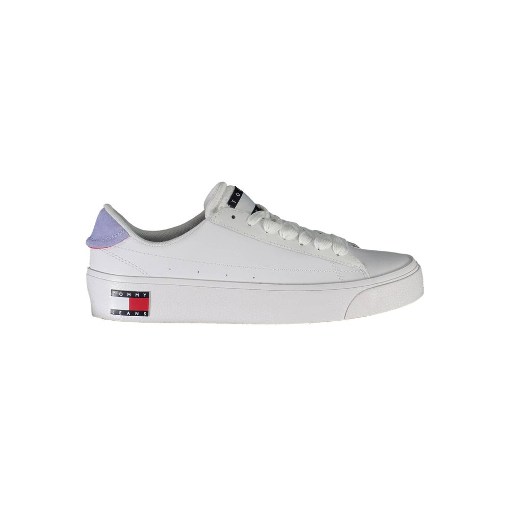 Tommy Hilfiger Bianco Leather Women Sneaker - GET THE BRAND