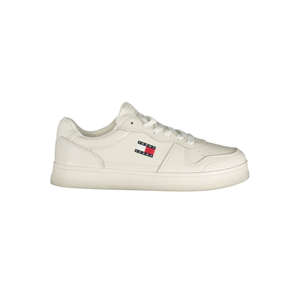Tommy Hilfiger Bianco Poliuretano Women Sneaker - GET THE BRAND