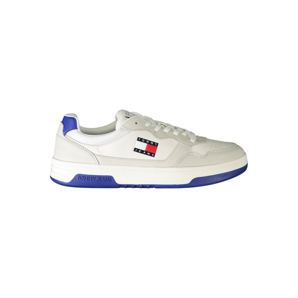 Tommy Hilfiger Bianco Polyurethane Men Sneaker - GET THE BRAND