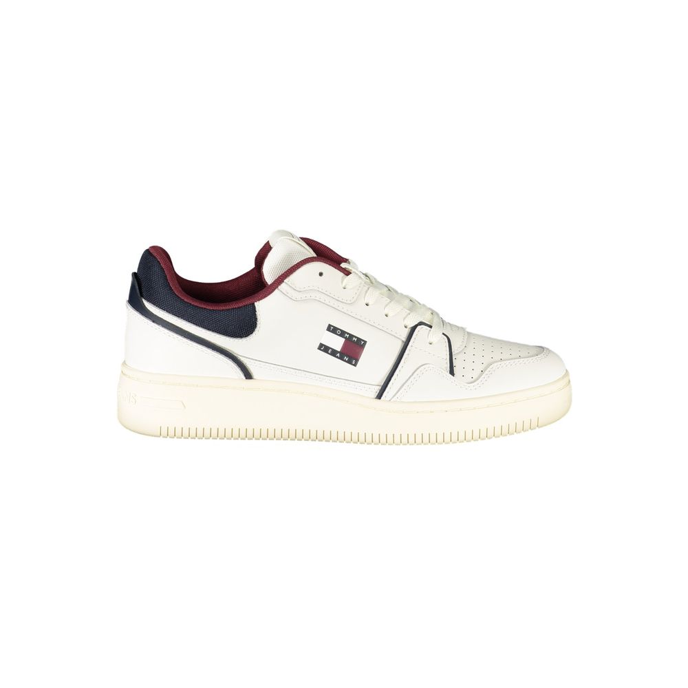 Tommy Hilfiger Bianco Polyurethane Men Sneaker - GET THE BRAND