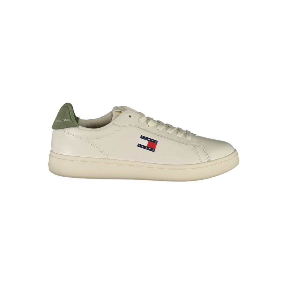 Tommy Hilfiger Bianco Polyurethane Men Sneaker - GET THE BRAND