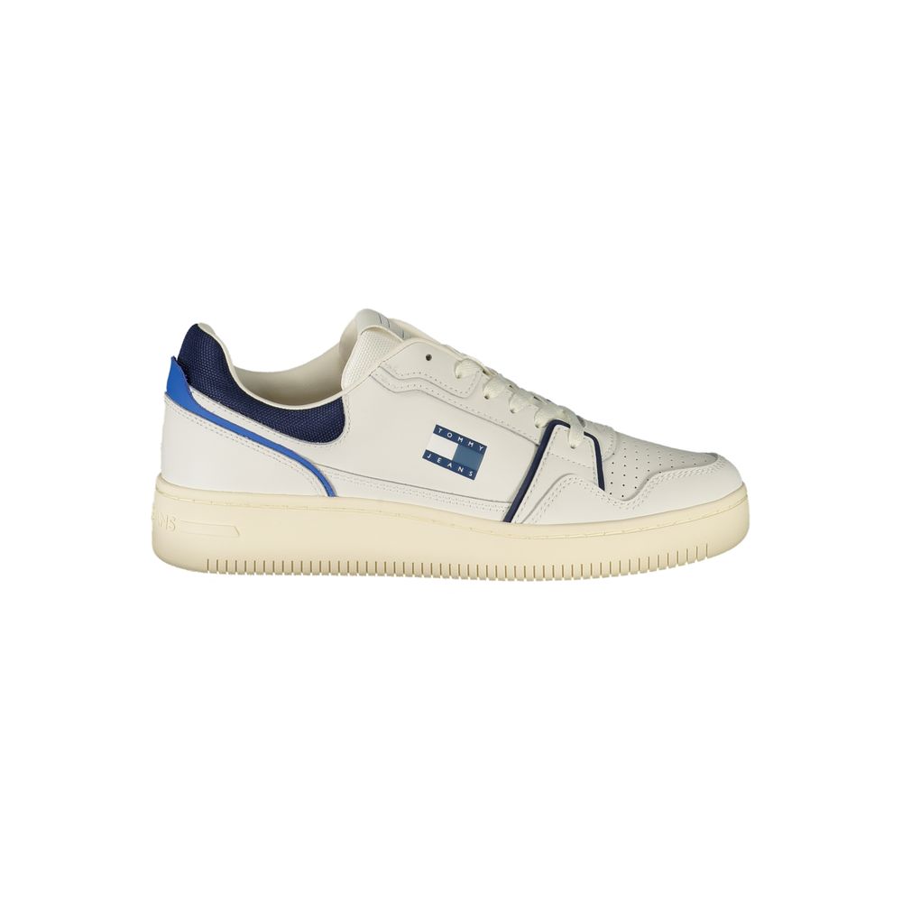 Tommy Hilfiger Bianco Polyurethane Men Sneaker - GET THE BRAND