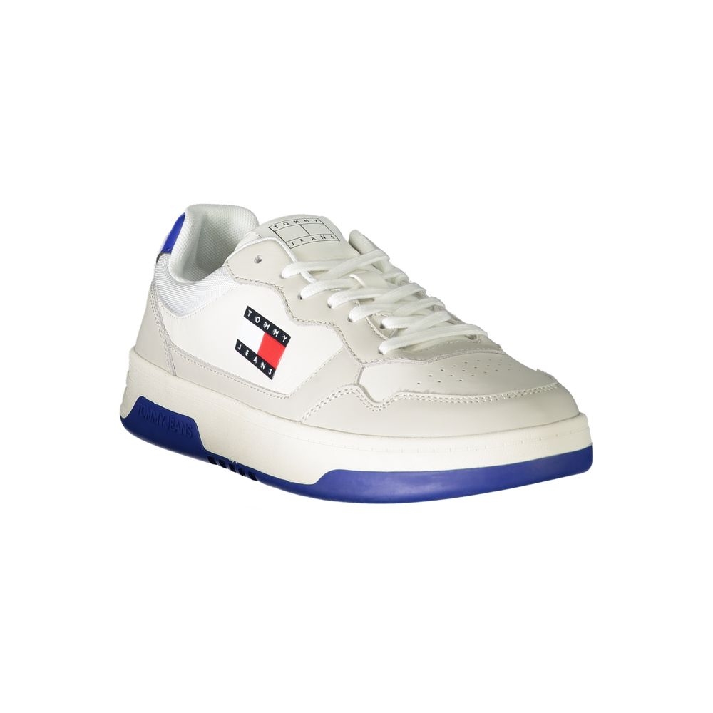 Tommy Hilfiger Bianco Polyurethane Men Sneaker - GET THE BRAND