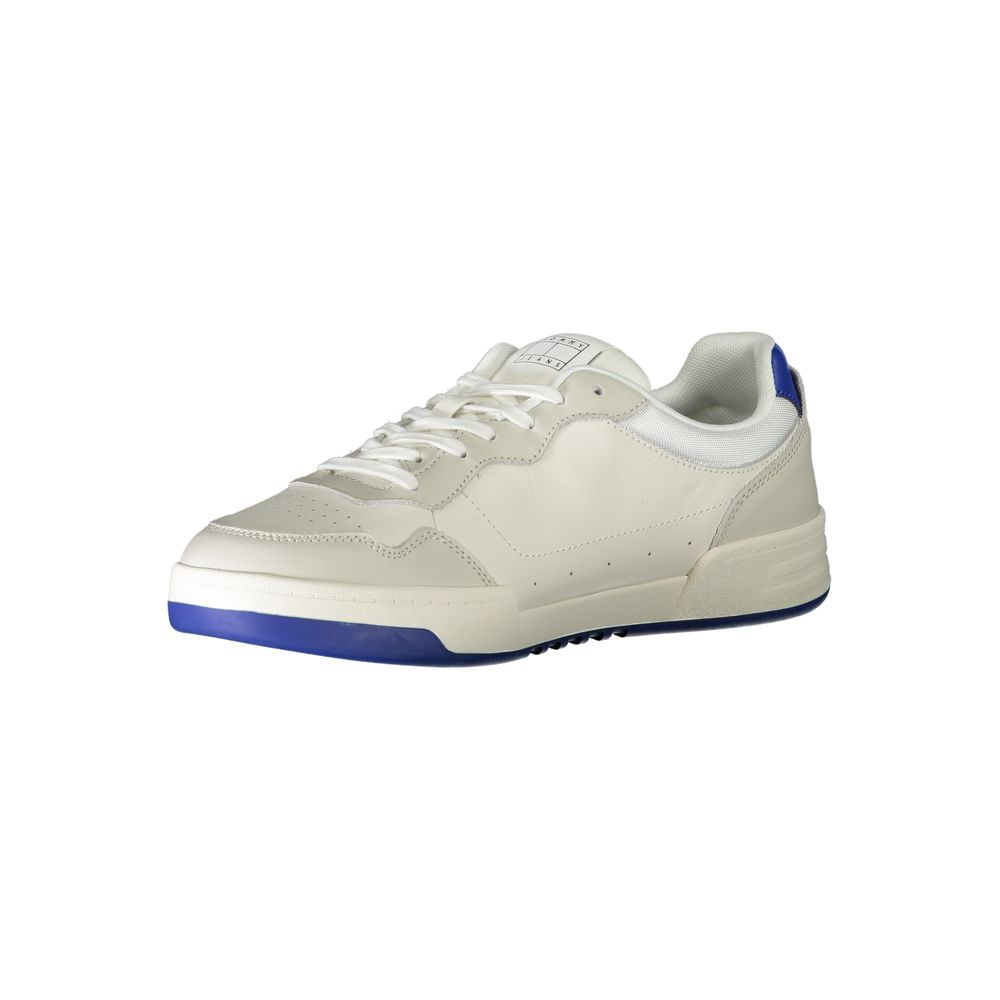 Tommy Hilfiger Bianco Polyurethane Men Sneaker - GET THE BRAND
