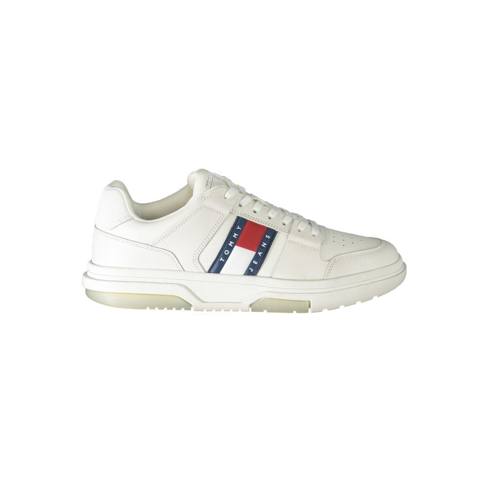 Tommy Hilfiger Bianco Polyurethane Men Sneaker - GET THE BRAND
