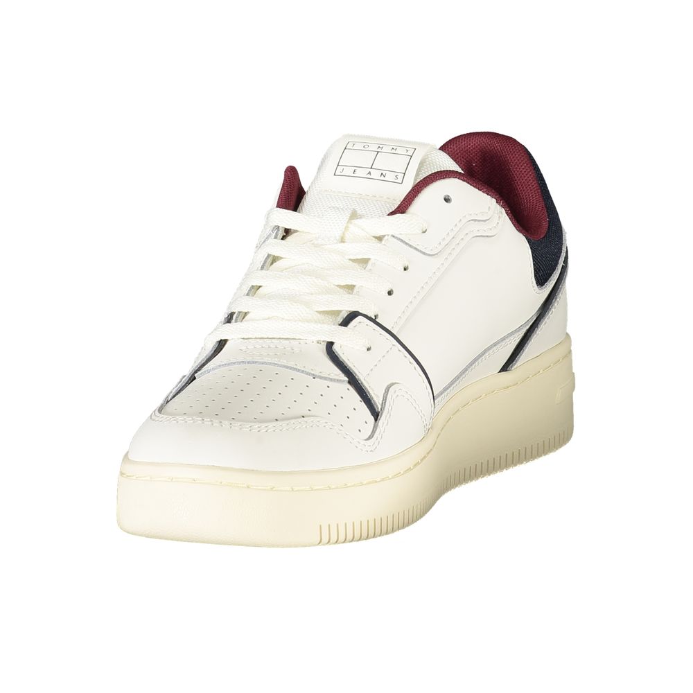 Tommy Hilfiger Bianco Polyurethane Men Sneaker - GET THE BRAND