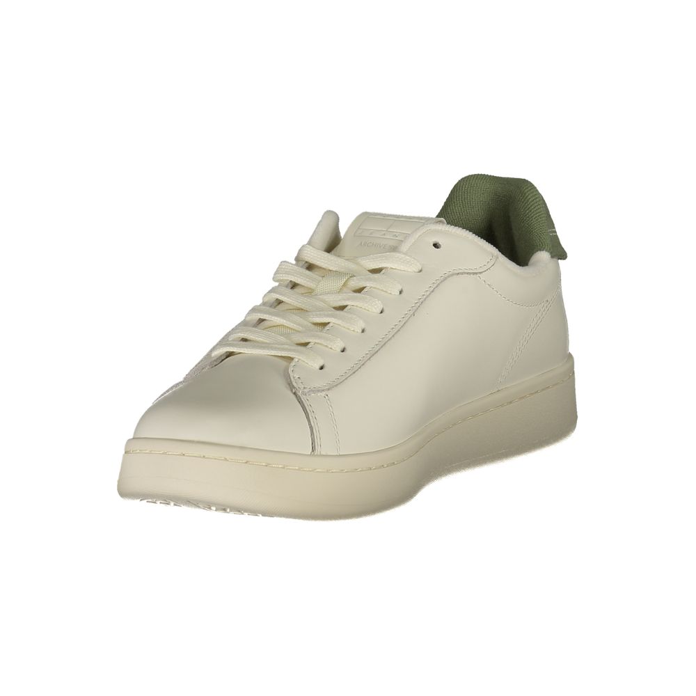 Tommy Hilfiger Bianco Polyurethane Men Sneaker - GET THE BRAND