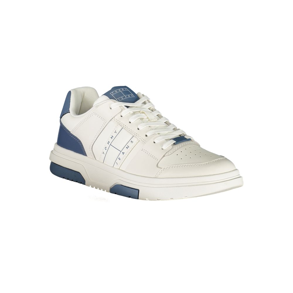 Tommy Hilfiger Bianco Polyurethane Men's Sneaker - GET THE BRAND