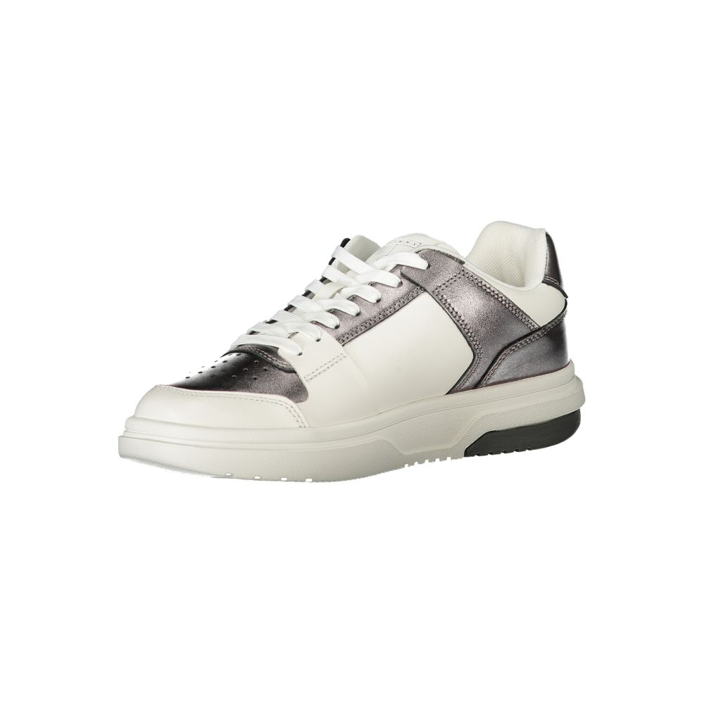 Tommy Hilfiger Bianco Polyurethane Women Sneaker - GET THE BRAND