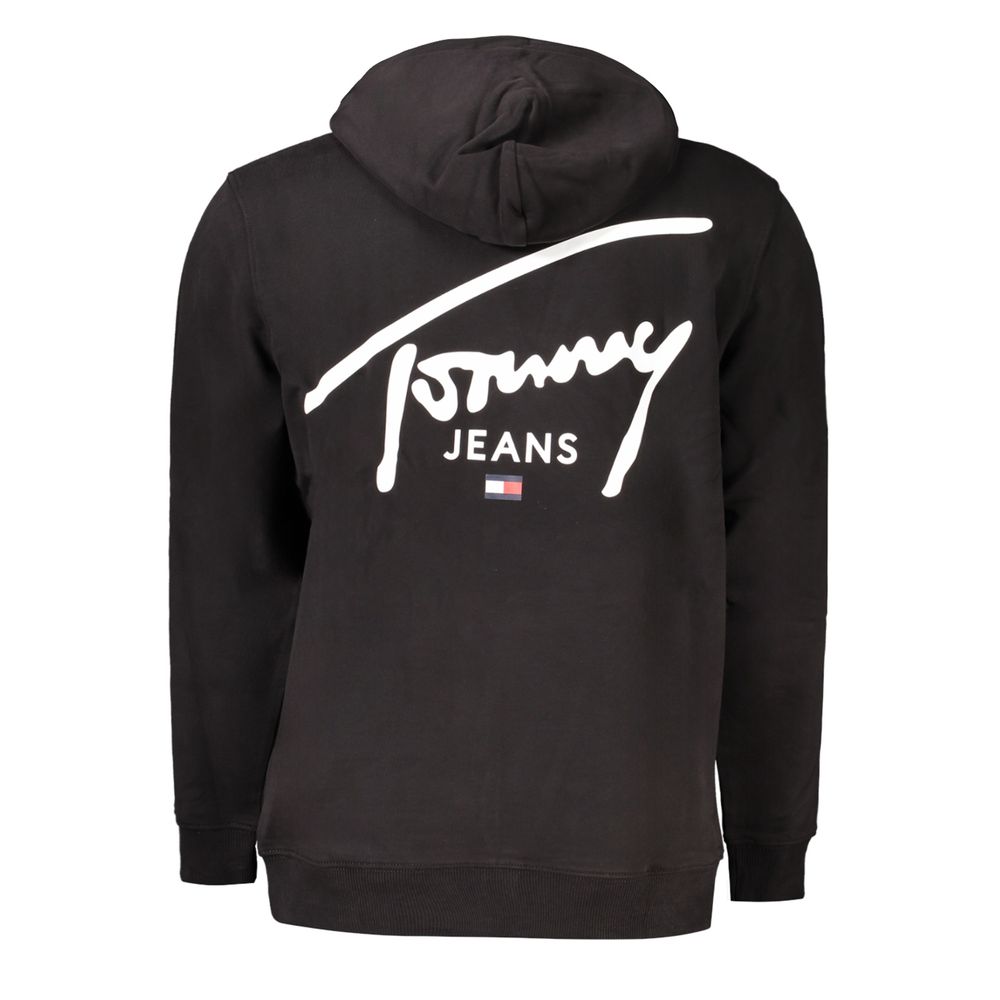 Tommy Hilfiger Black Cotton Men Sweater - GET THE BRAND