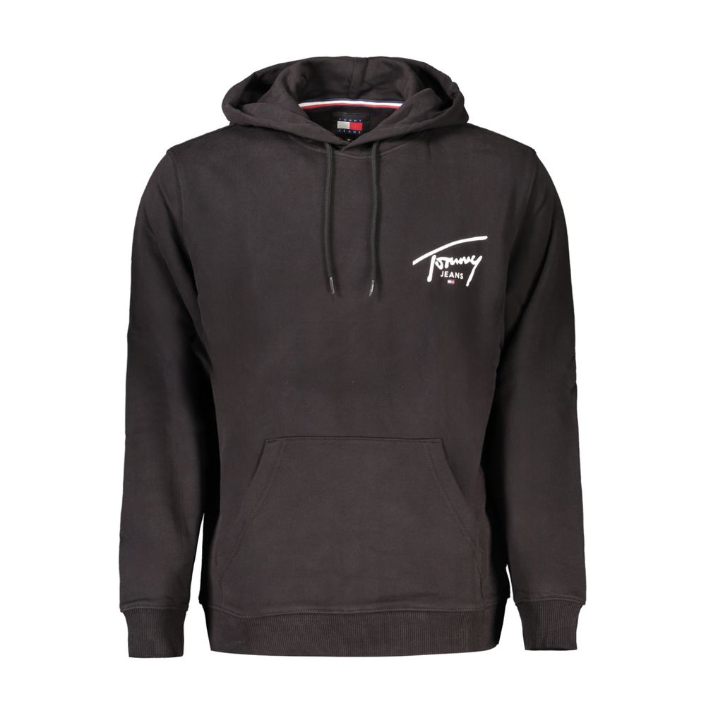 Tommy Hilfiger Black Cotton Men Sweater - GET THE BRAND