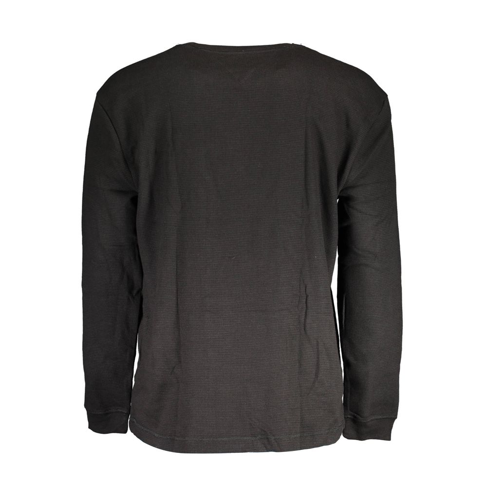 Tommy Hilfiger Black Cotton Men Sweater - GET THE BRAND