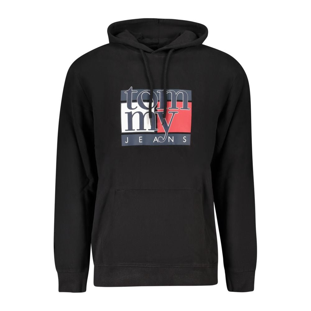Tommy Hilfiger Black Cotton Men Sweatshirt - GET THE BRAND