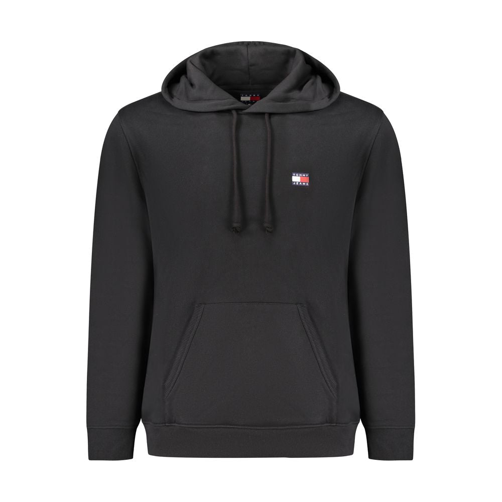Tommy Hilfiger Black Cotton Men's Hoodie - GET THE BRAND