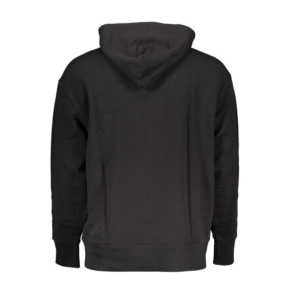 Tommy Hilfiger Black Cotton Men's Hoodie - GET THE BRAND