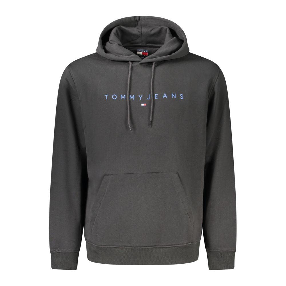 Tommy Hilfiger Black Cotton Men's Sweatshirt - GET THE BRAND