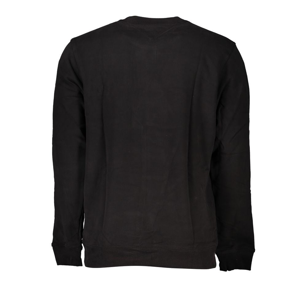 Tommy Hilfiger Black Cotton Men's Sweatshirt - GET THE BRAND