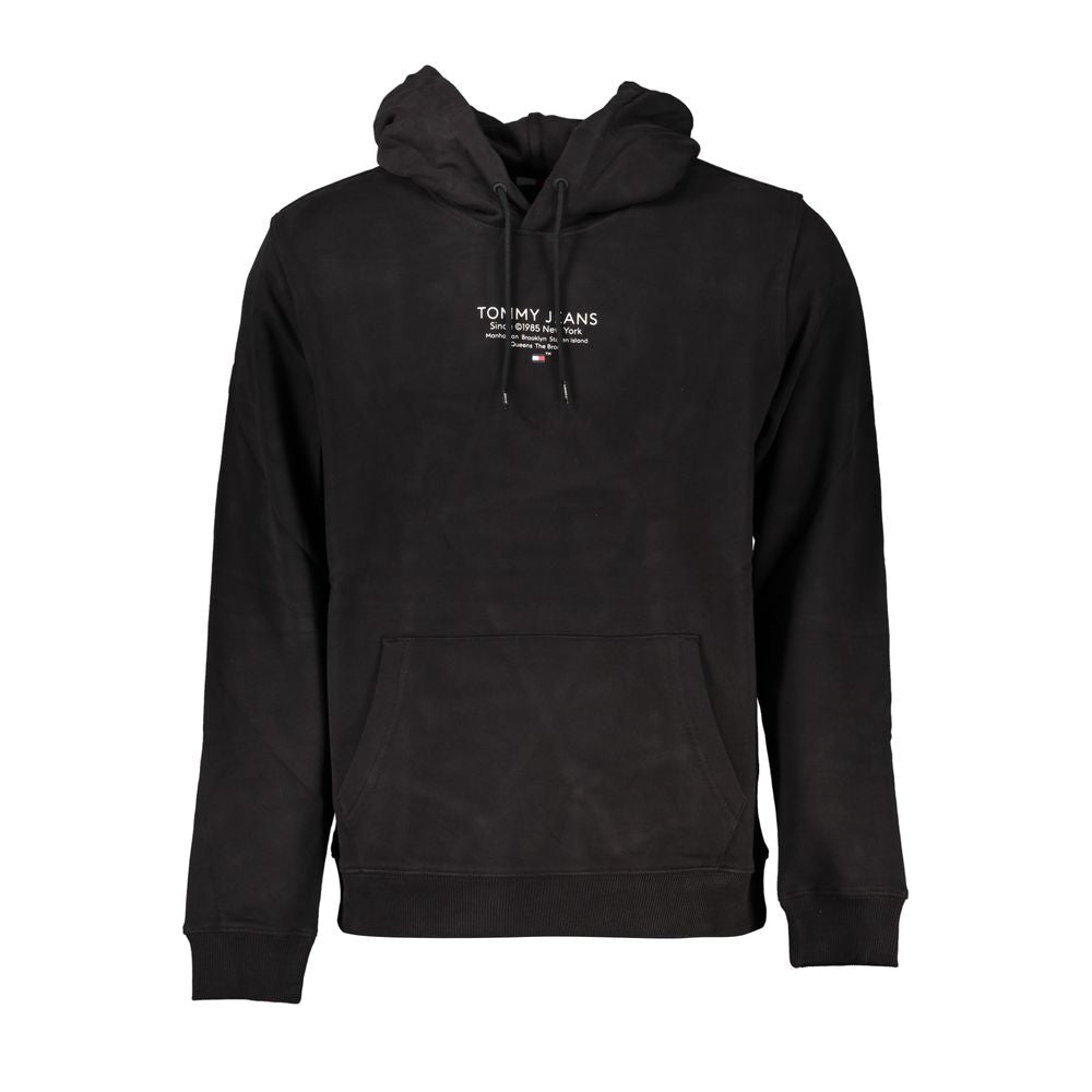 Tommy Hilfiger Black Cotton Men's Sweatshirt - GET THE BRAND