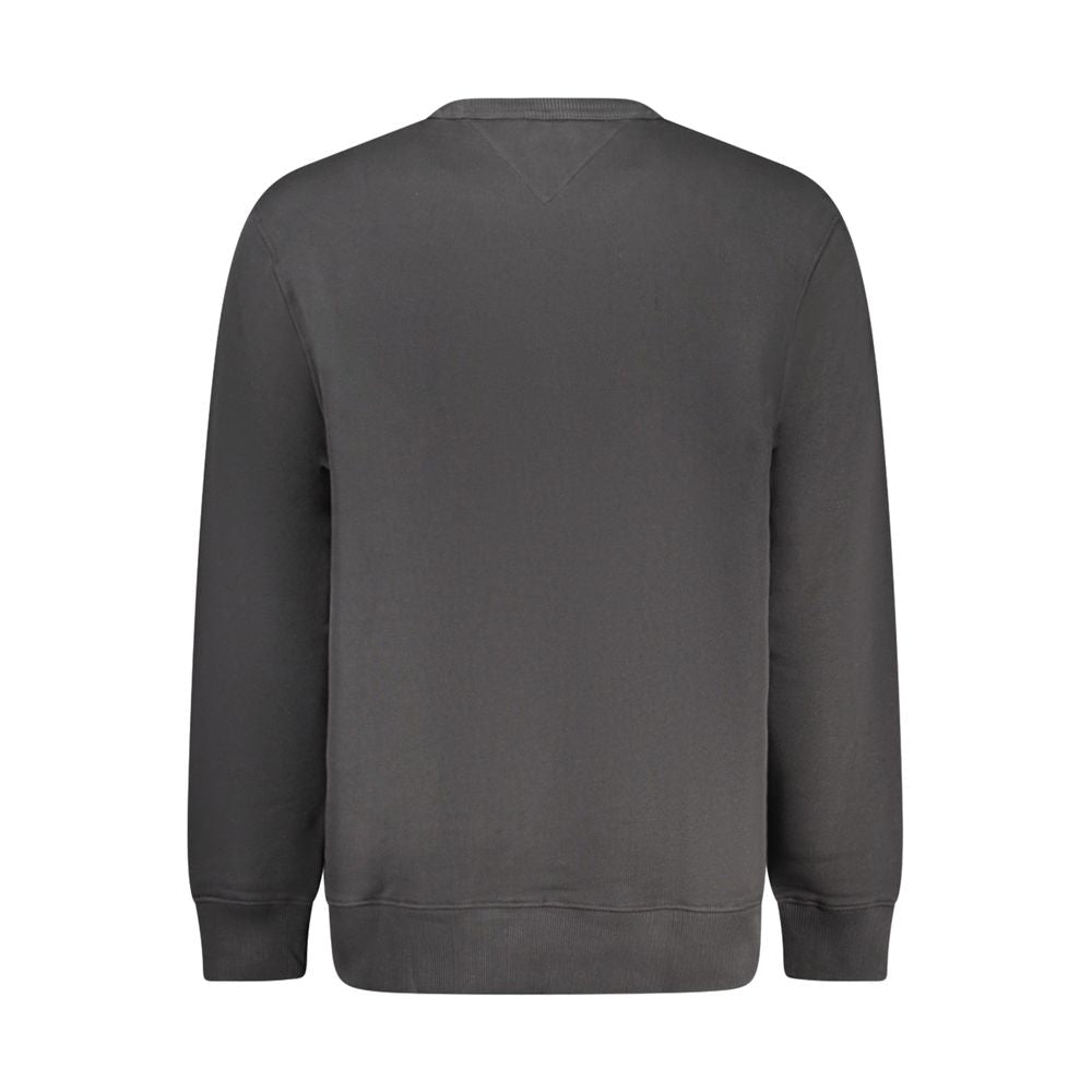 Tommy Hilfiger Black Cotton Mens Sweatshirt - GET THE BRAND