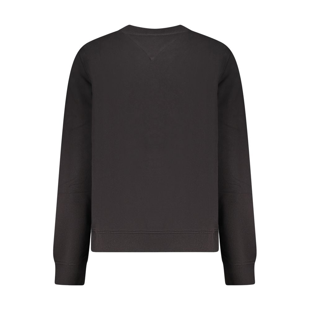 Tommy Hilfiger Black Cotton Women Sweatshirt - GET THE BRAND