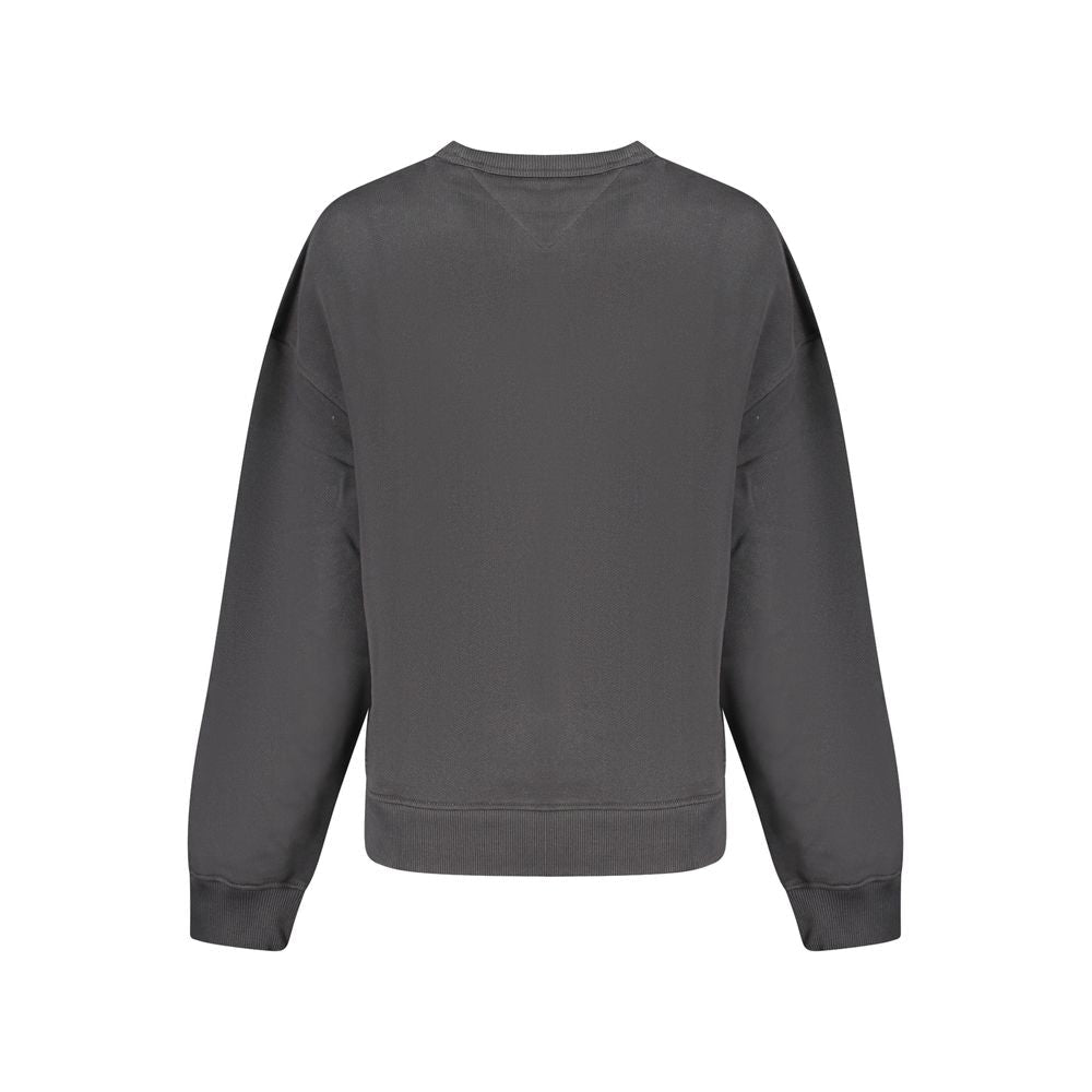 Tommy Hilfiger Black Cotton Women Sweatshirt - GET THE BRAND